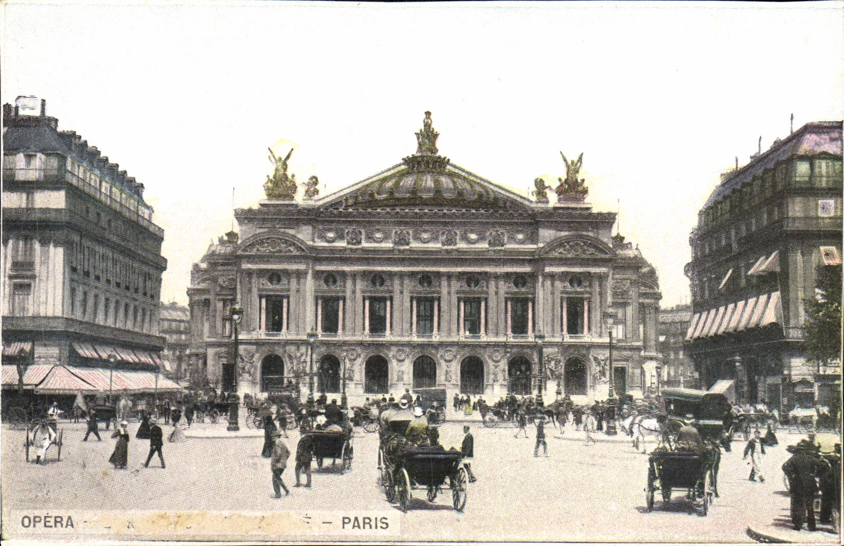 VINTAGE POSTCARD Paris Opera