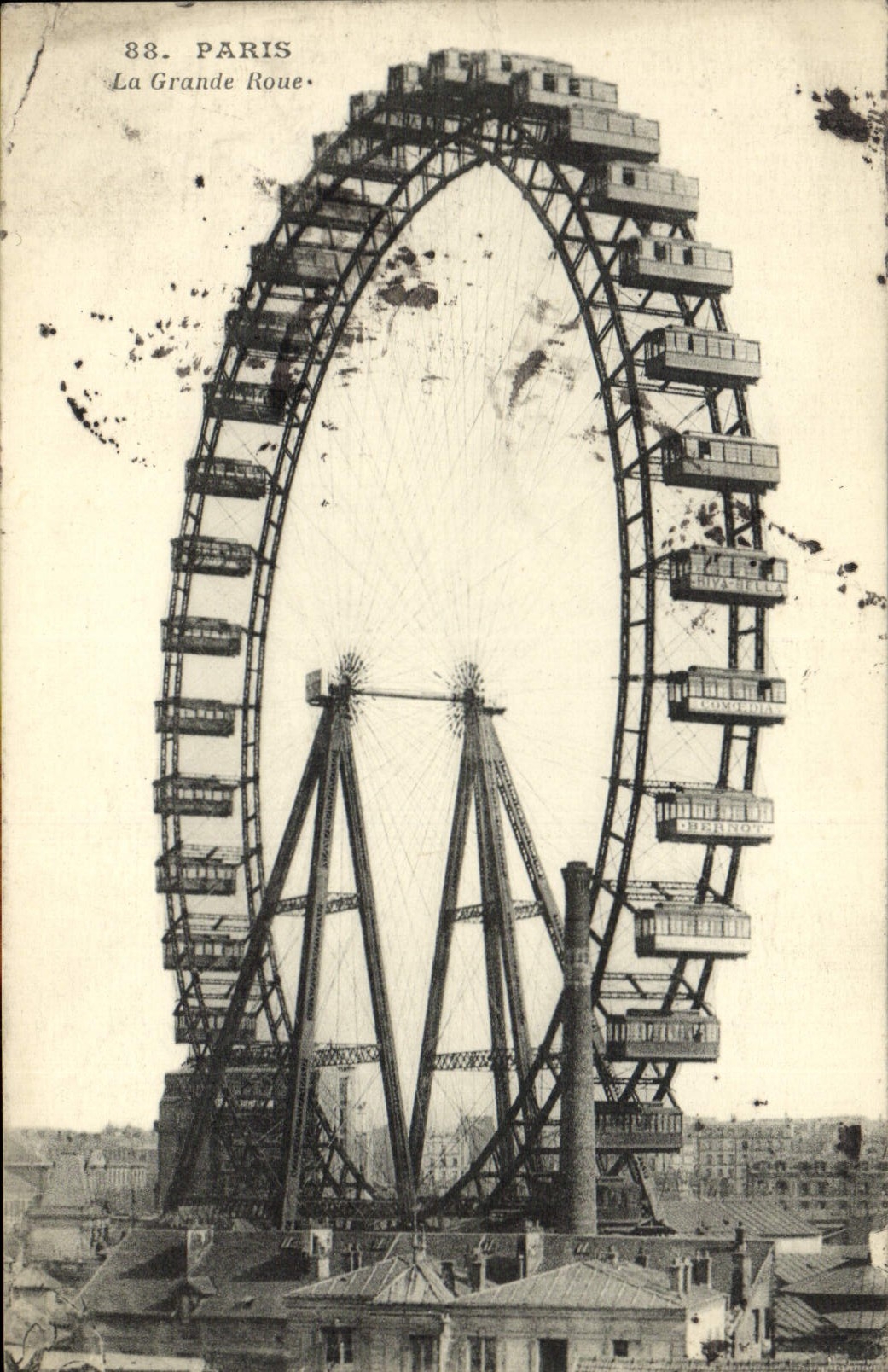 CPA Paris La Grande Roue