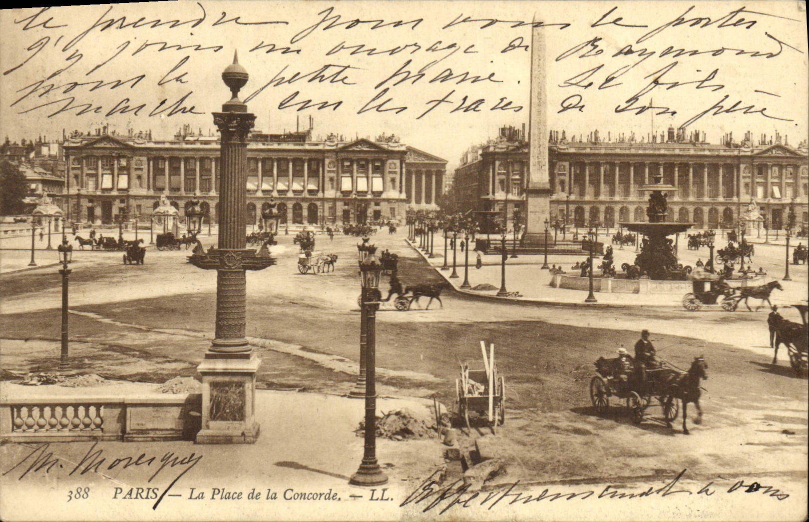 CPA Paris La Place De La Concorde