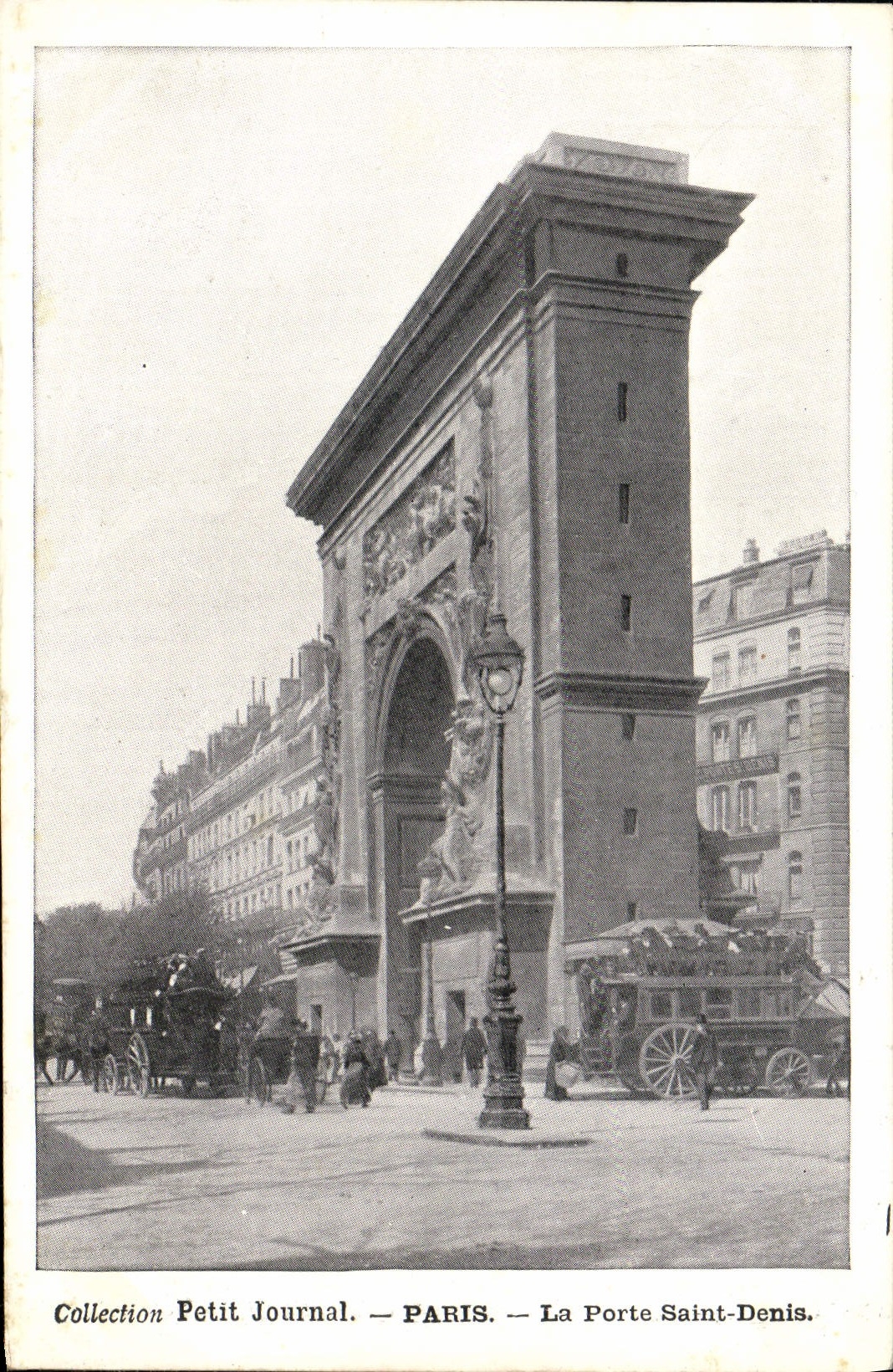 CPA Collection Petit Journal Paris La Porte Saint Denis