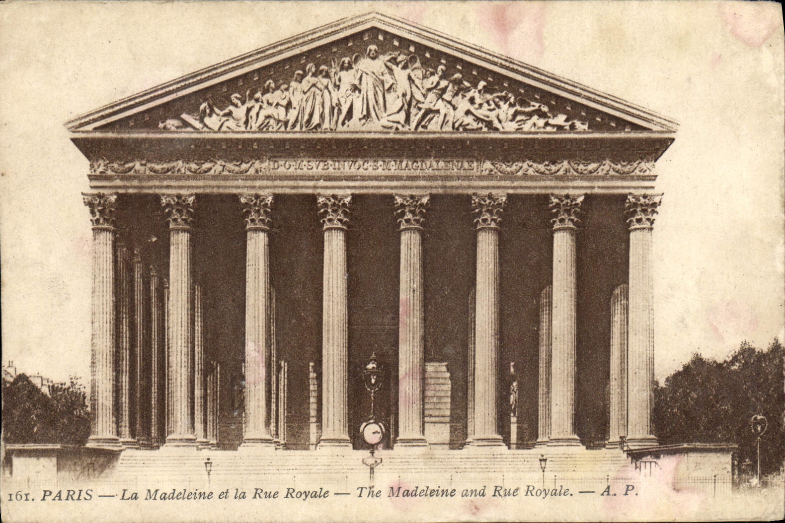 CPA Paris La Madeleine Et Et La Rue Royale