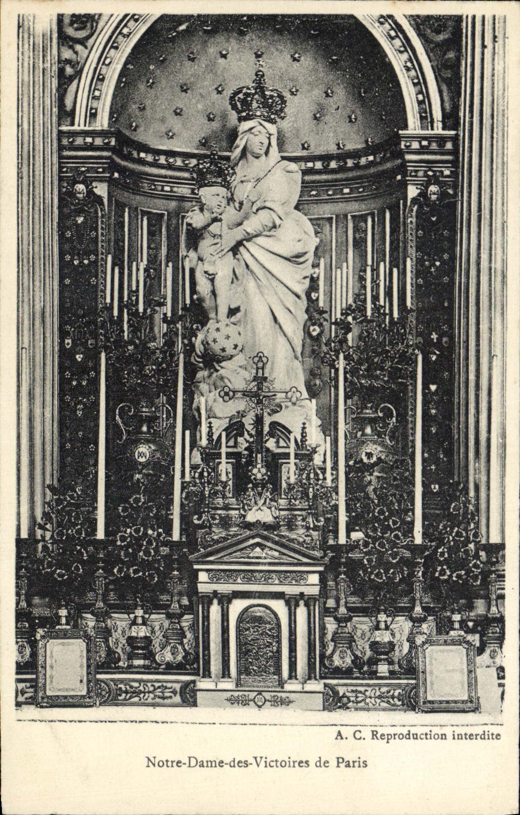 CPA Notre Dame Des Victoires De Paris