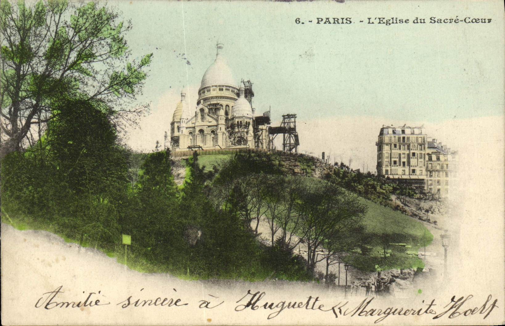 CPA Paris L'Eglise Du Sacre Coeur