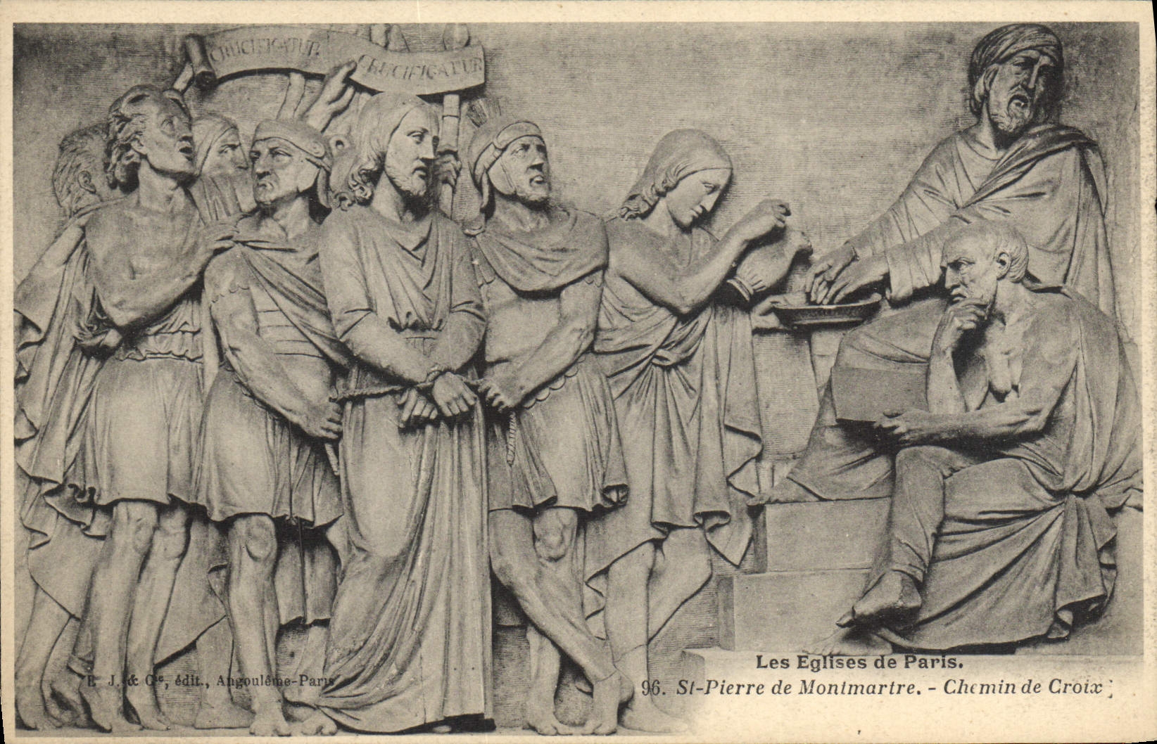 CPA Les Eglises De Paris St Pierre De Montmartre Chemin De Croix