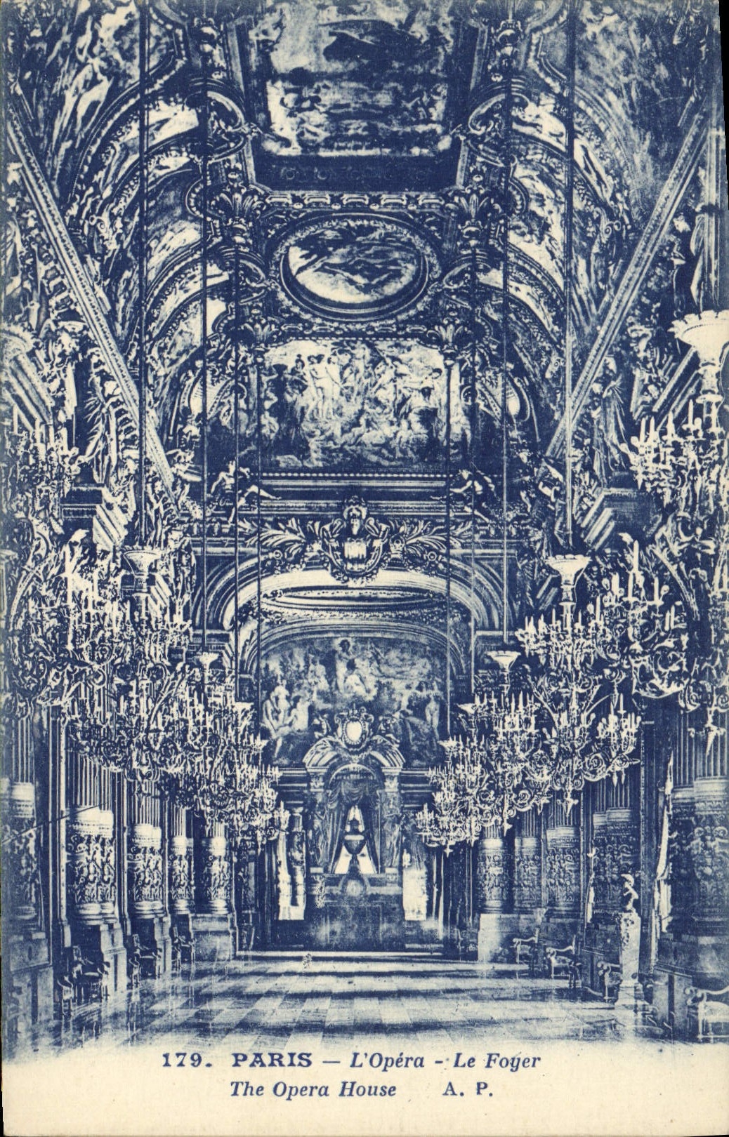 CPA Paris L'Opera Le Foyer