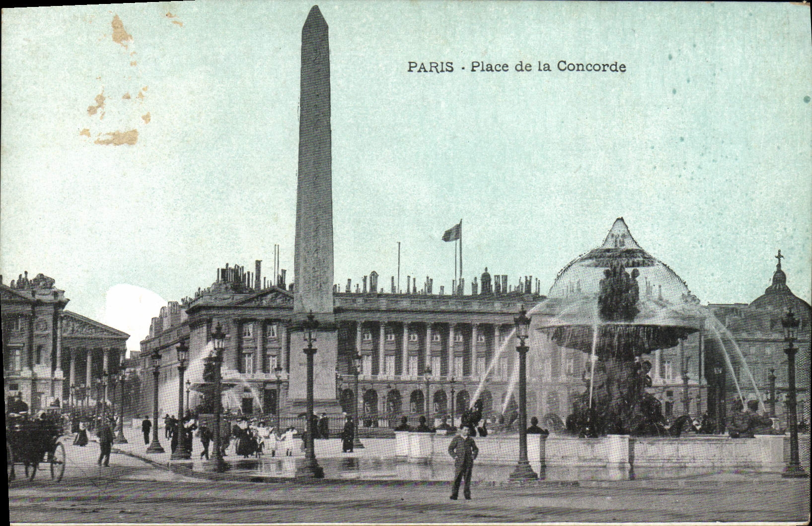 CPA Paris Place De La Concorde