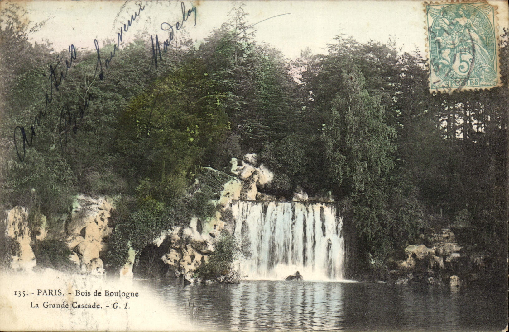 CPA Paris Bois De Boulogne La Grande Cascade