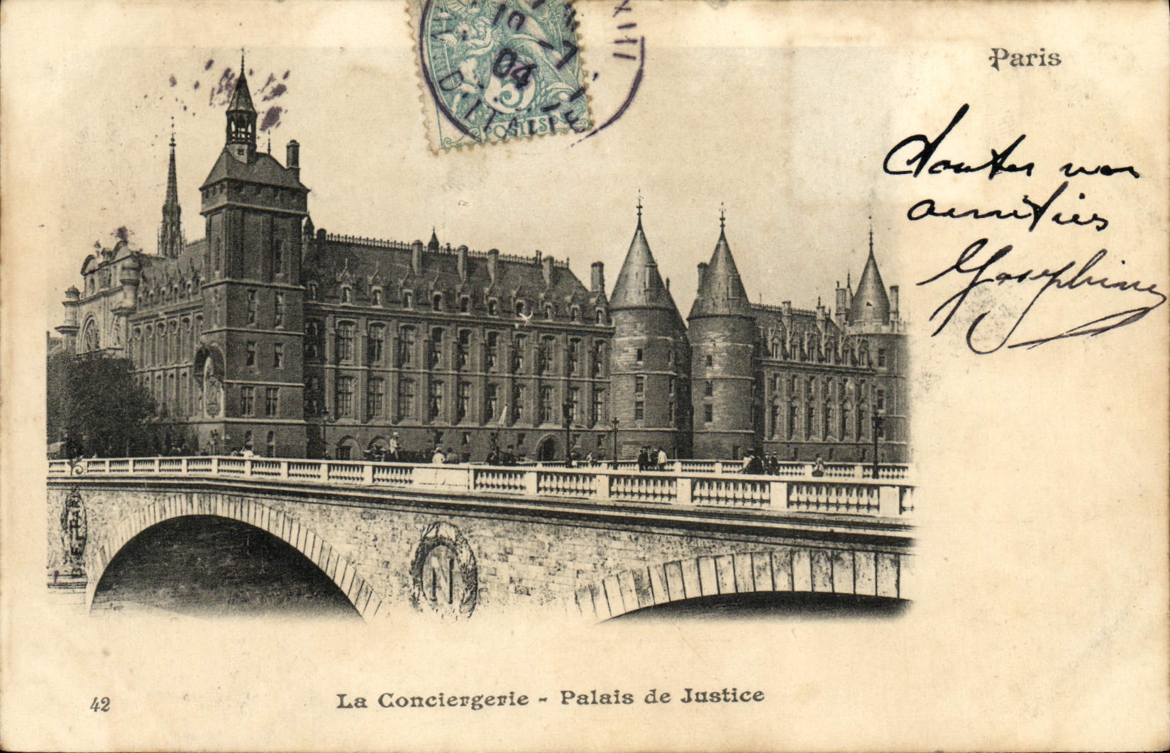 CPA Paris La Conciergerie Palais De Justice