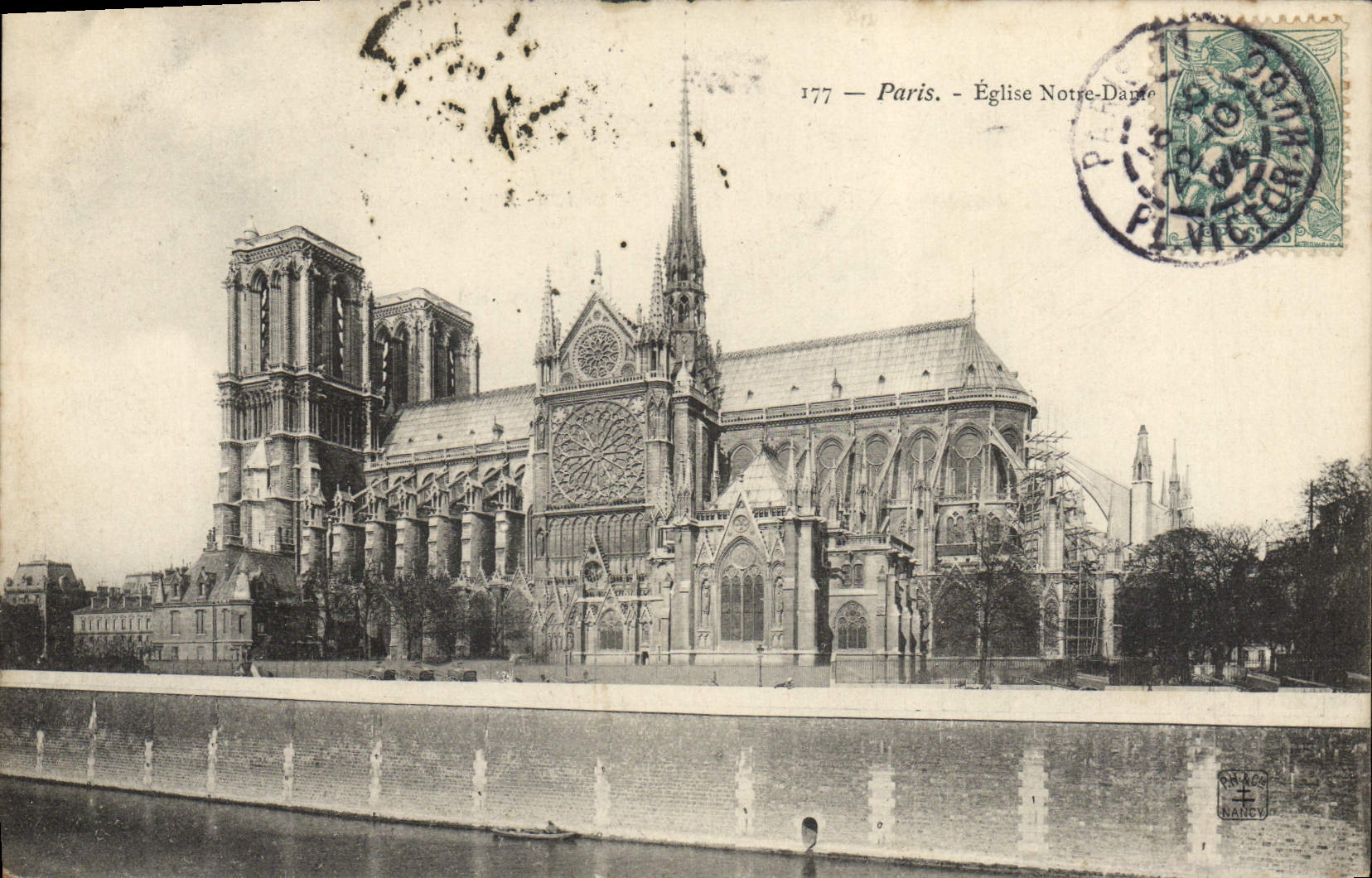 CPA Paris Eglise Notre Dame