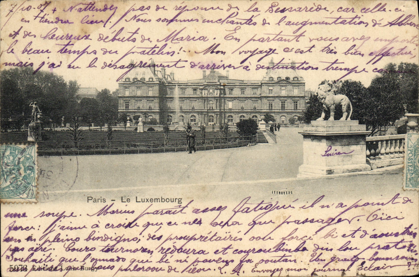 CPA Paris Le Luxembourg Paris 