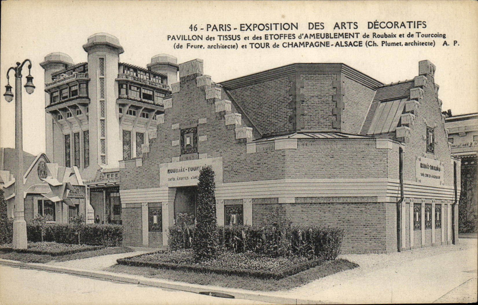 CPA Paris Exposition Internationale Des Arts Decoratifs Paris 1925 Pavillon Des Tissus Et Des Etoffes d'Ameublement
