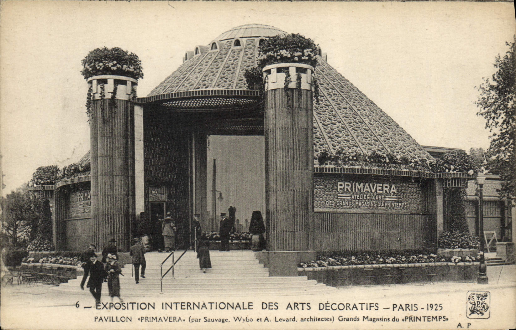 CPA Exposition Internationale Des Arts Decoratifs Paris Pavillon Primavera Grands Magasins Printemps