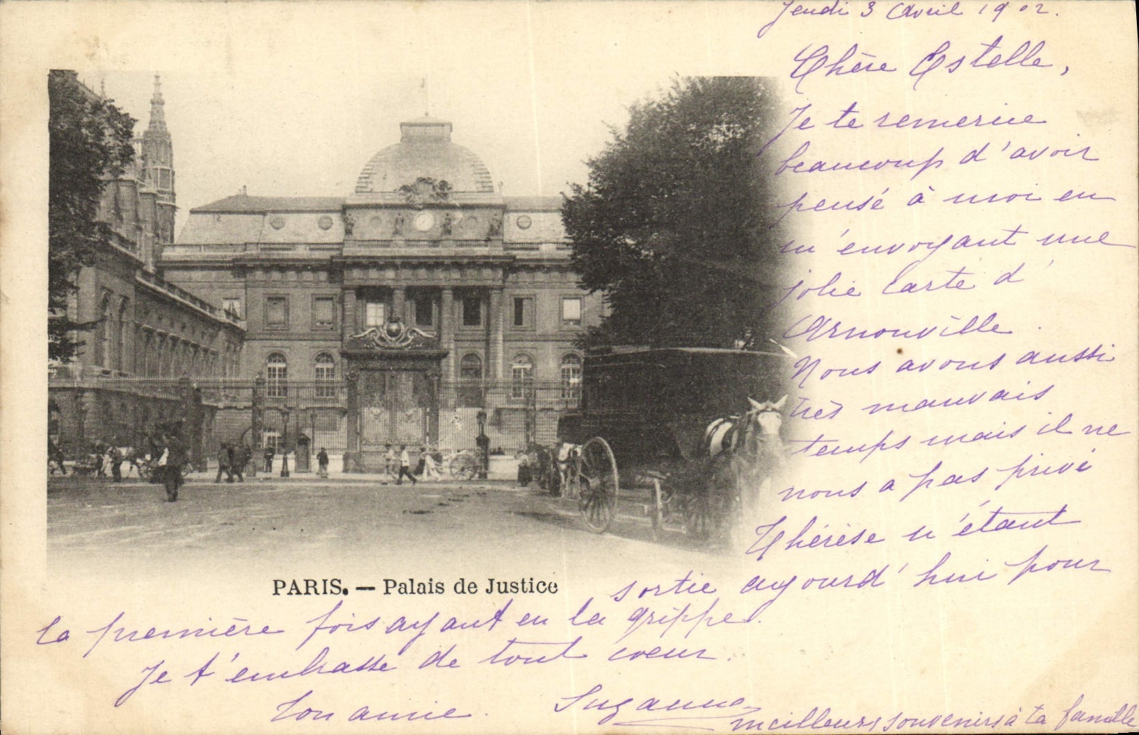CPA Porte Palais De Justice
