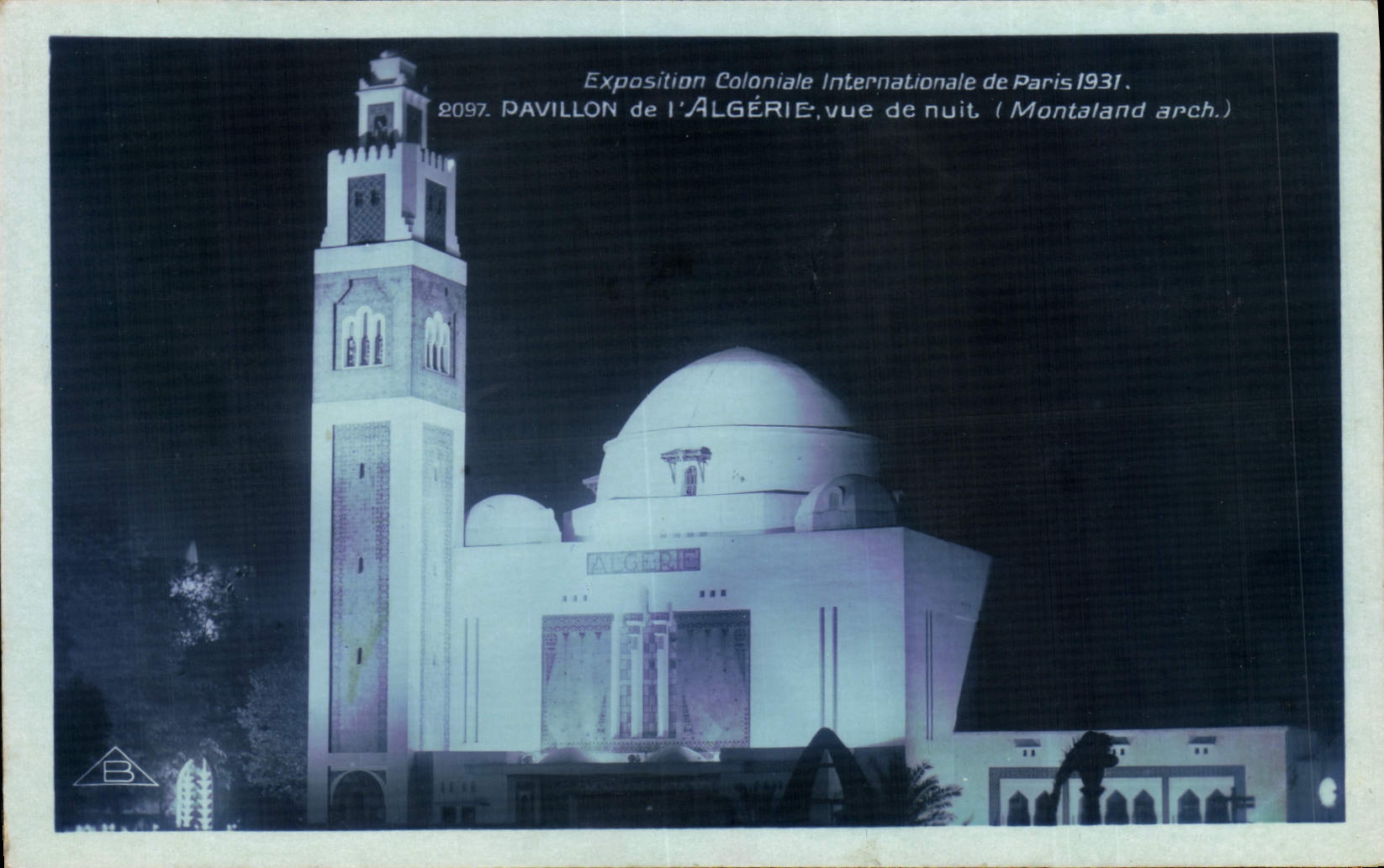 CPA Exposition Coloniale Internationale De 1931 Paris Pavillon De l'Algerie Vue De Nuit