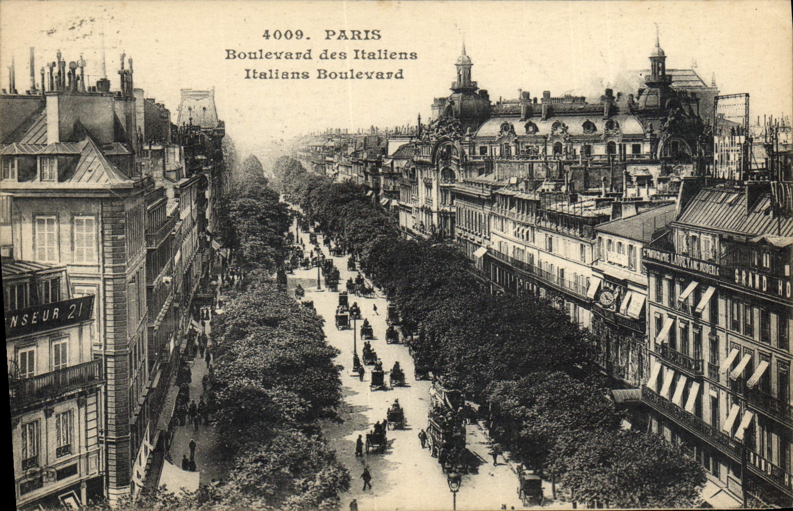 CPA Paris Boulevard Des Italiens 