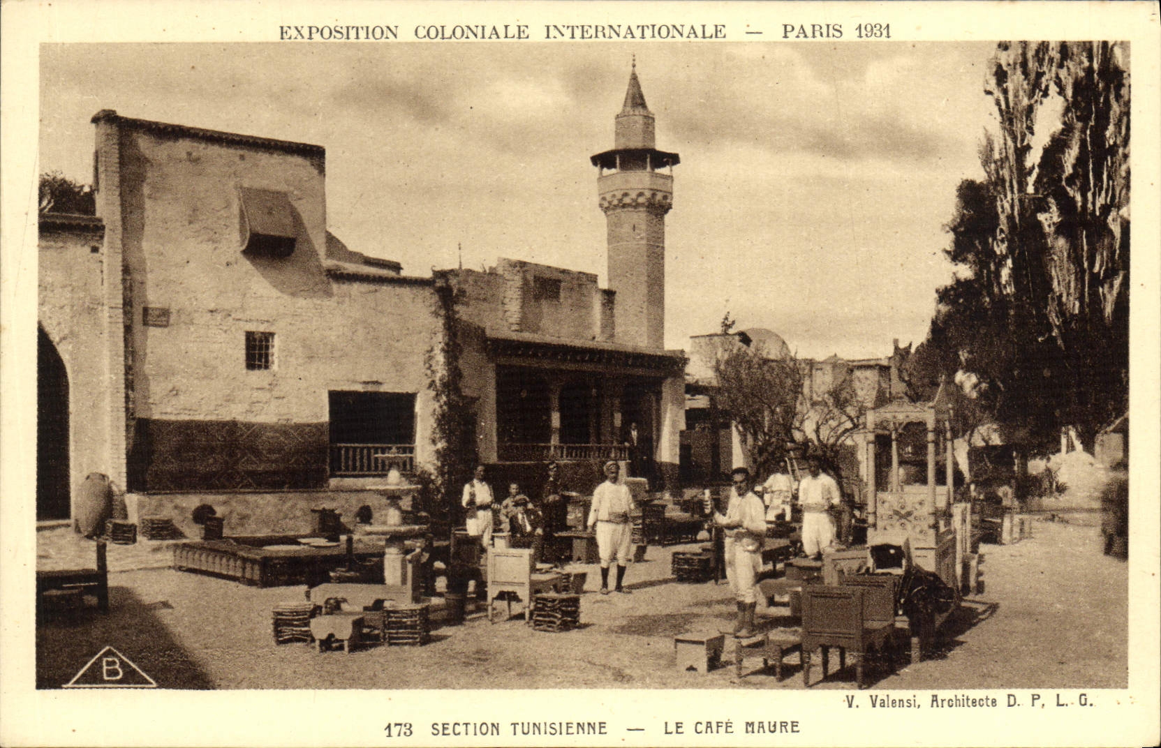 CPA Exposition Coloniale Internationale Paris 1931 Section Tunisienne Le Cafe Maure