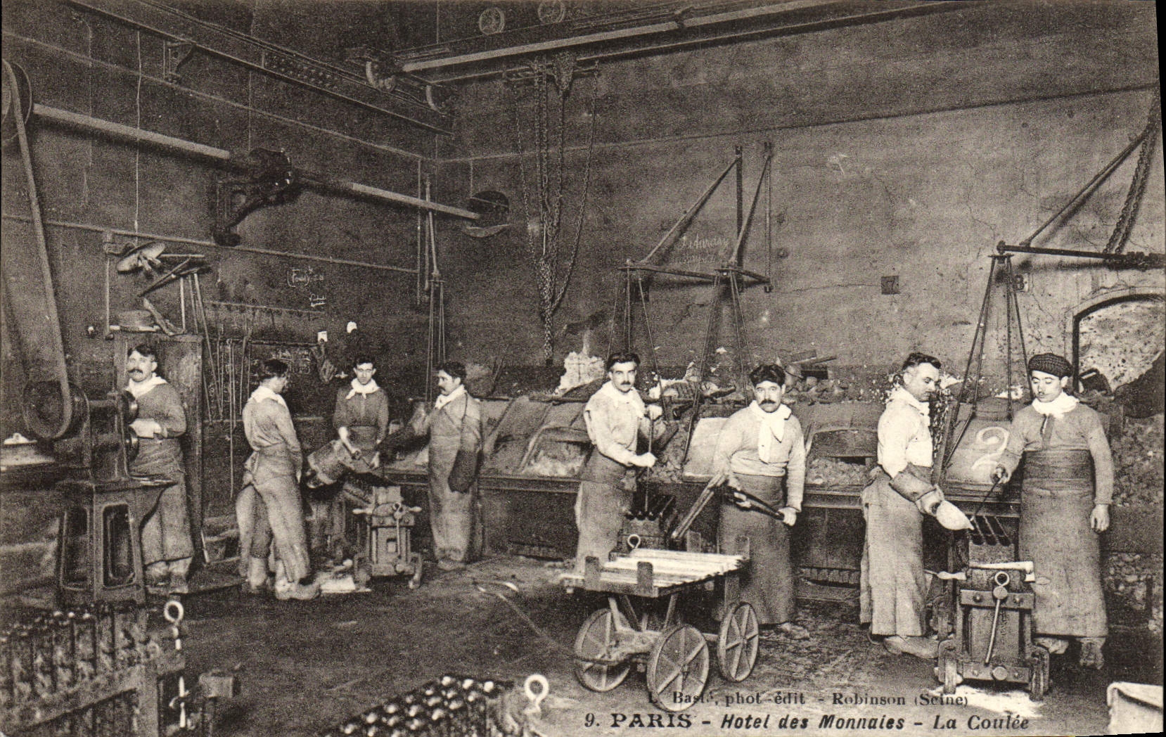 CPA Paris Hotel Des Monnaies La Coulee