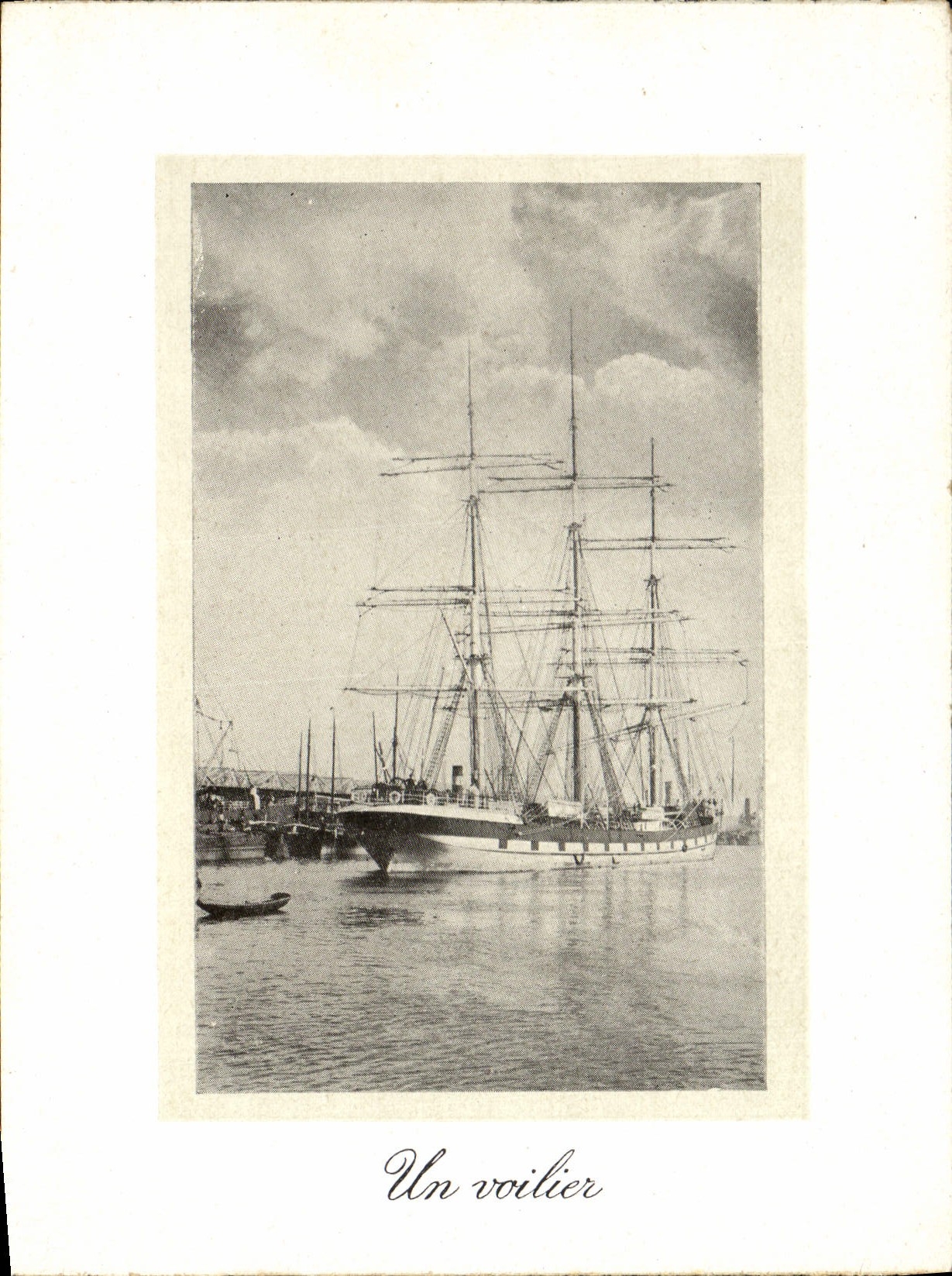 POSTAL Amberes de la VENDIMIA un barco del velero