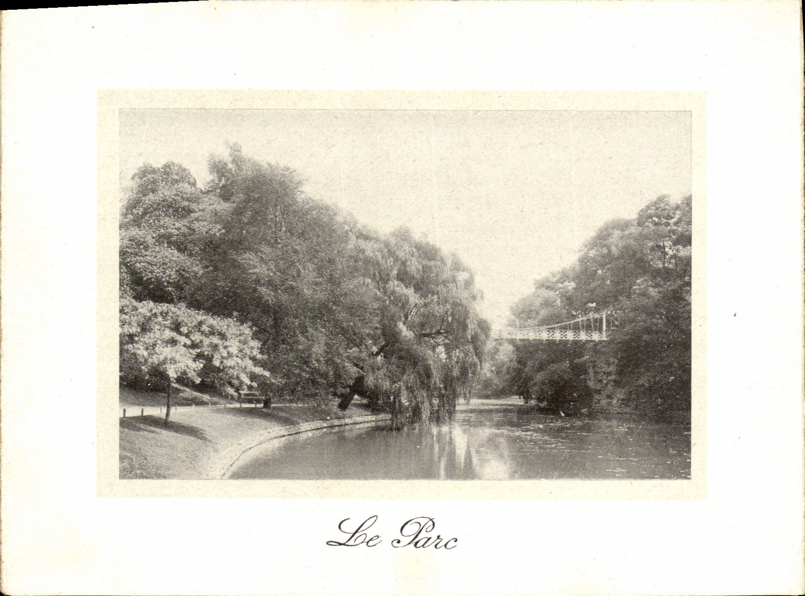 POSTAL de la VENDIMIA el parque