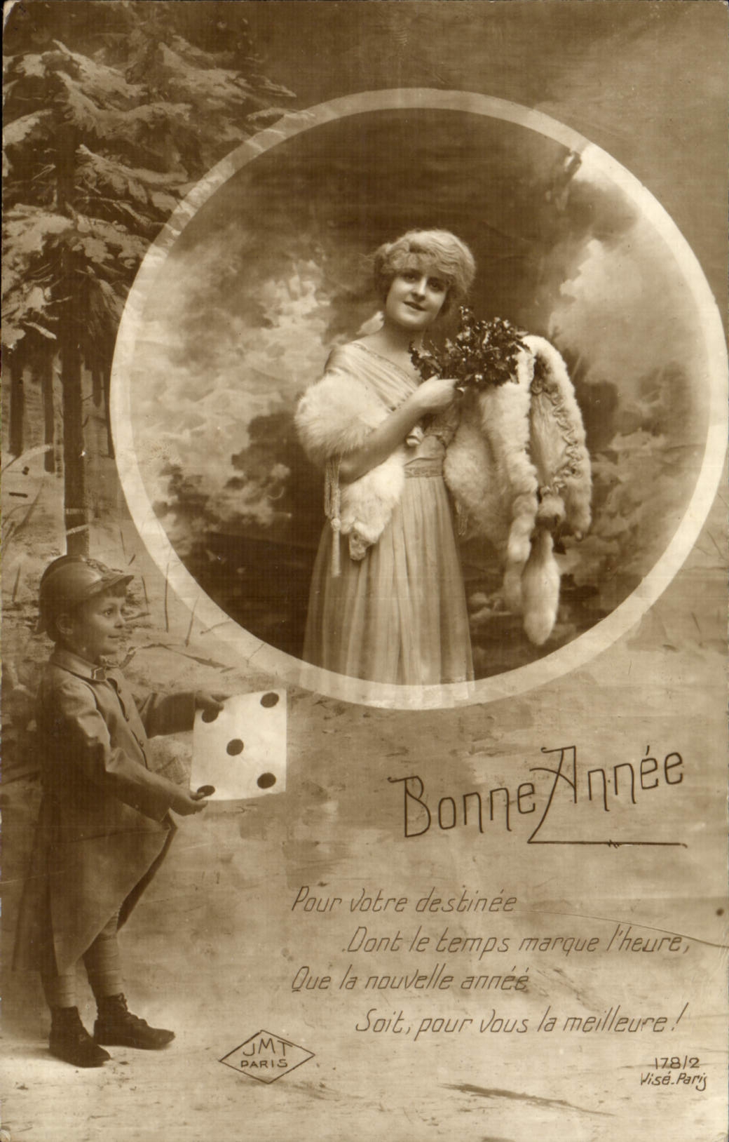 CPA Fantaisie Femme Enfant Soldat Militaria