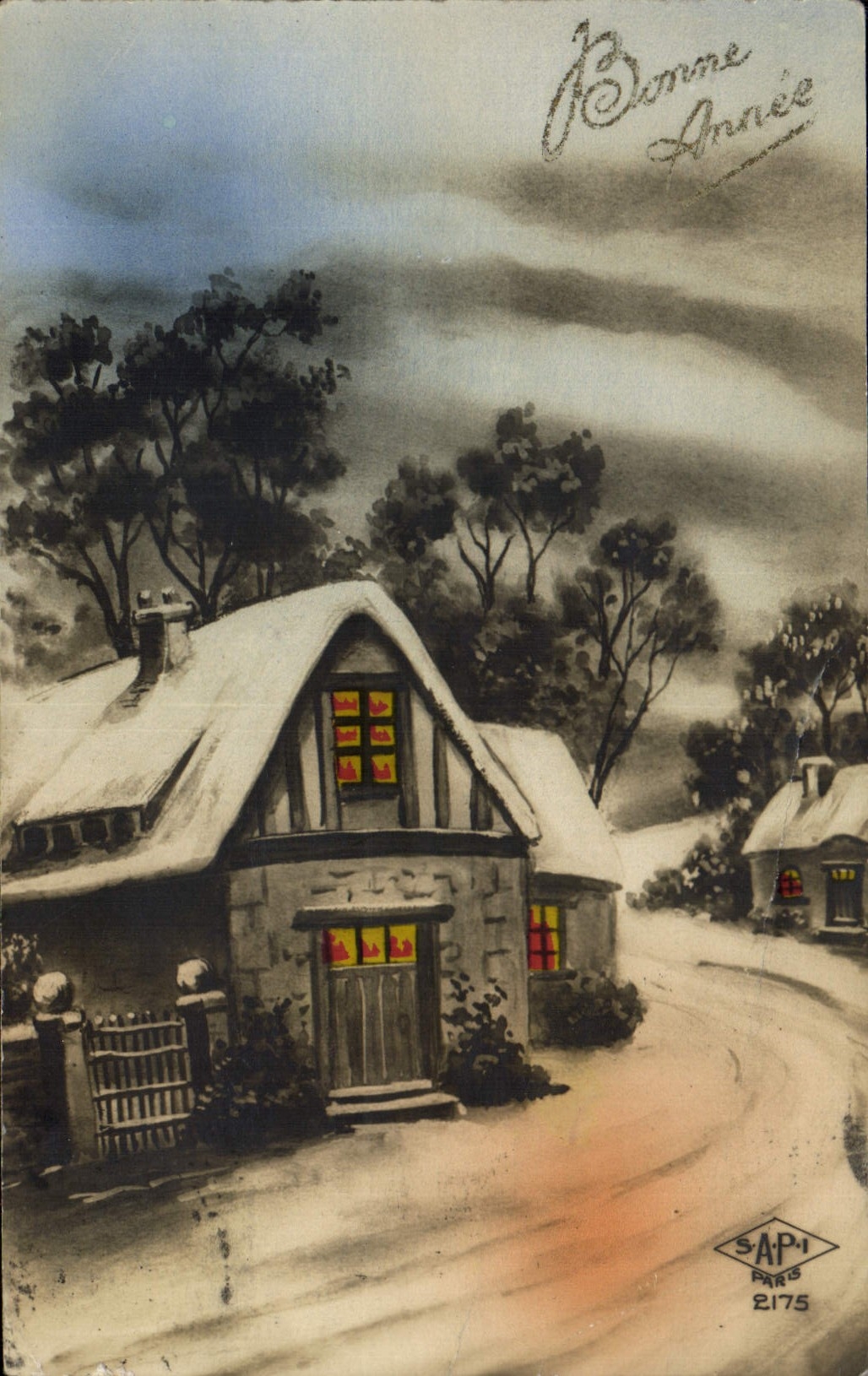 CPA Fantaisie Bonne annee 