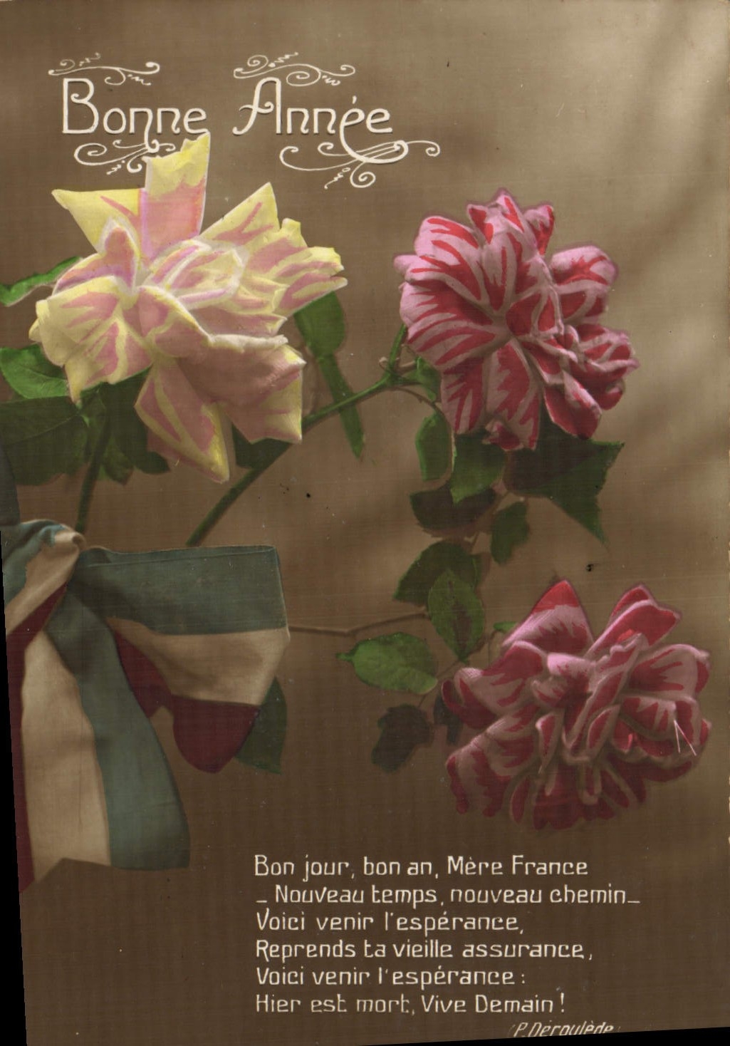 CPA Fantaisie Fleurs