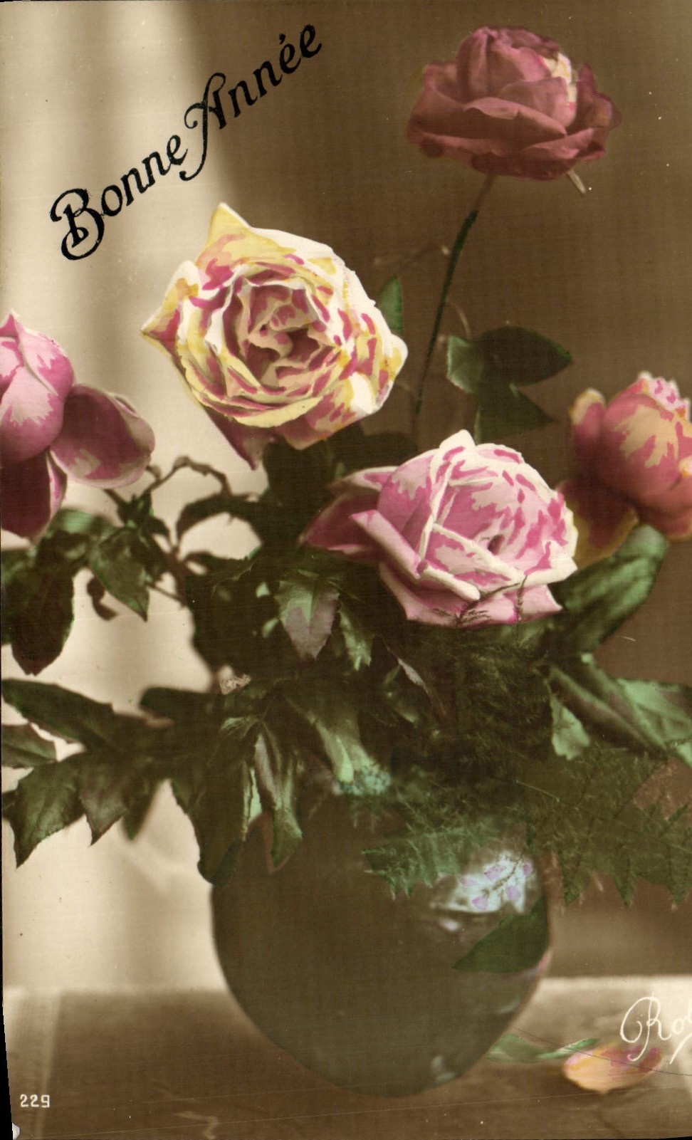 CPA Fantaisie Fleurs