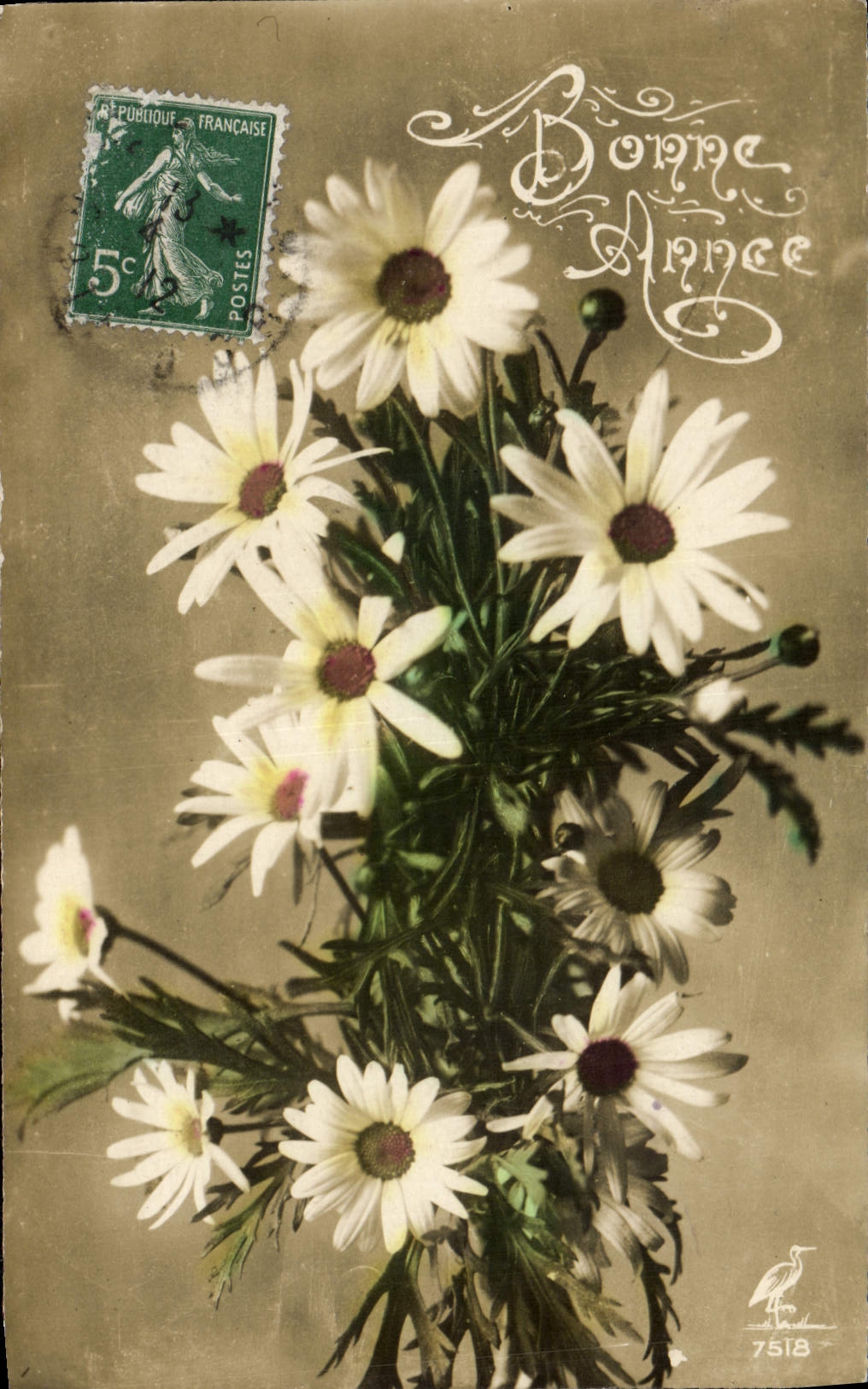 CPA Fantaisie Fleurs