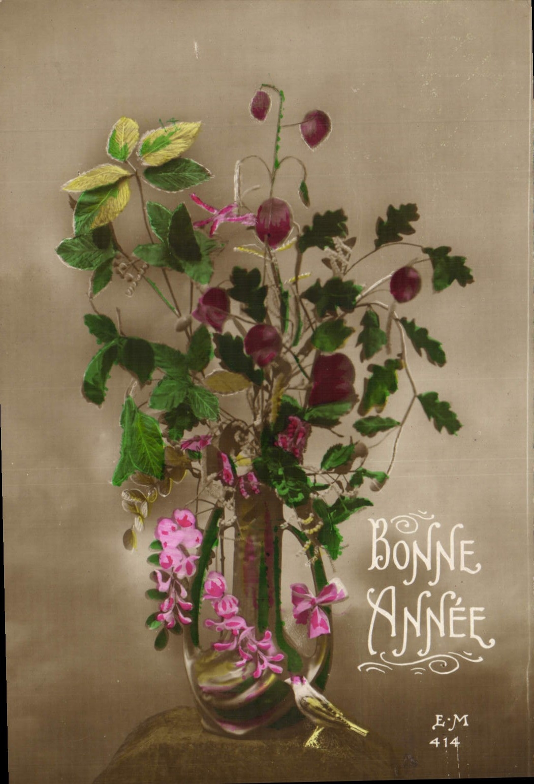 CPA Fantaisie Fleurs