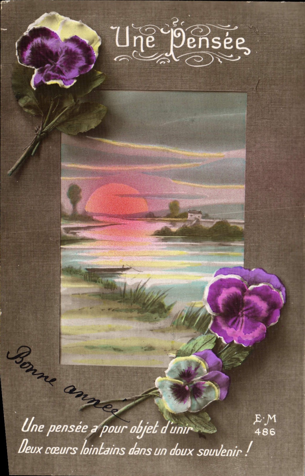 CPA Fantaisie Fleurs