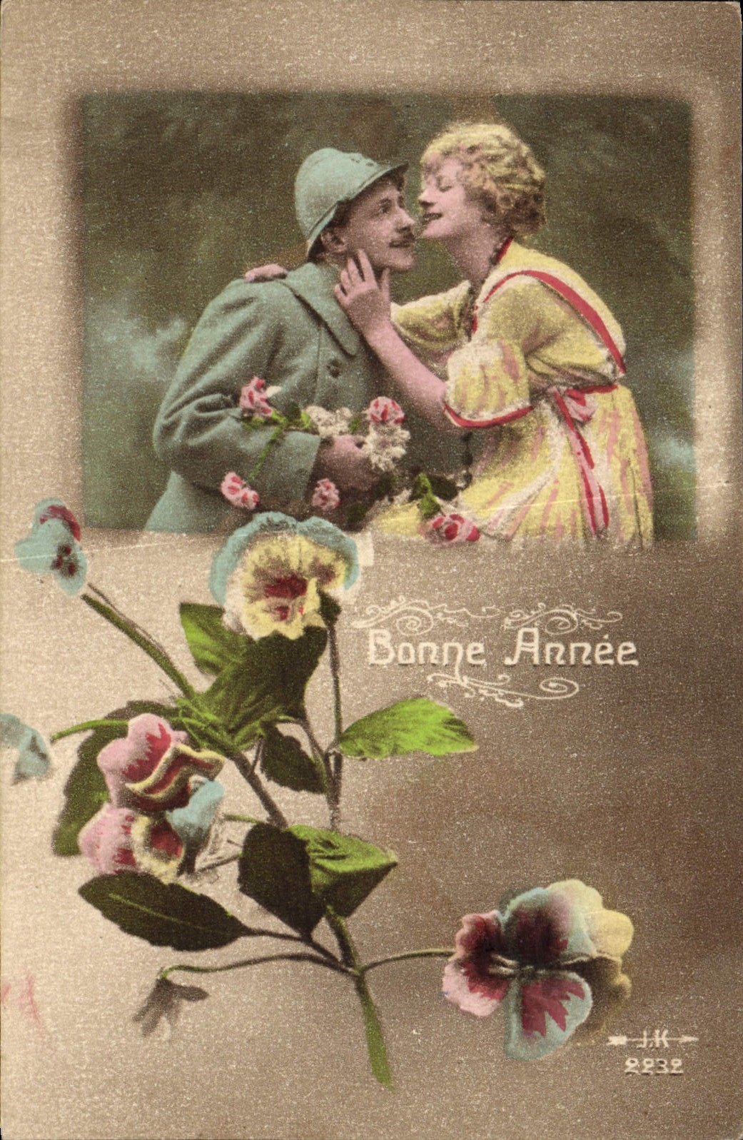 CPA Fantaisie Femme Soldat militaria