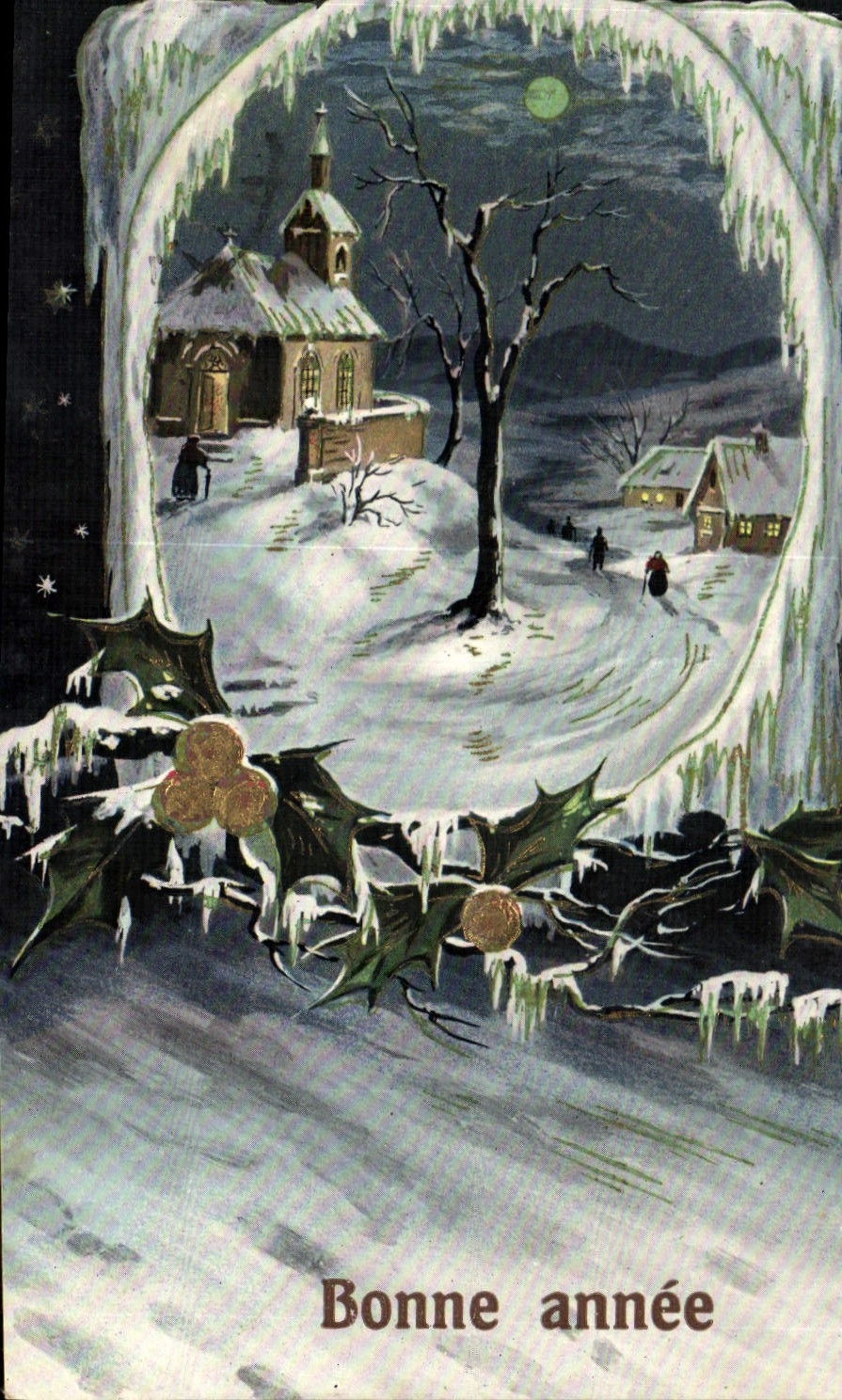 CPA Fantaisie Bonne annee