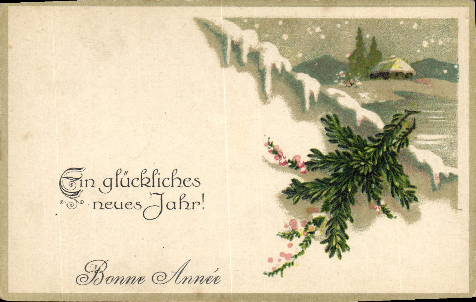 CPA Fantaisie Nouvel an