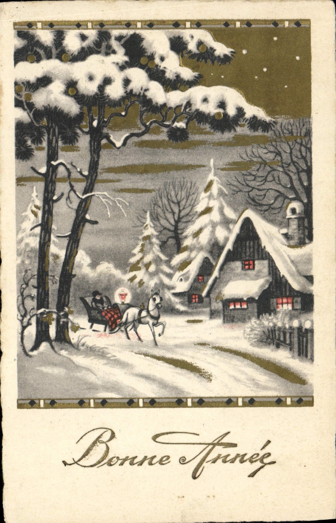 CPA Fantaisie Bonen annee