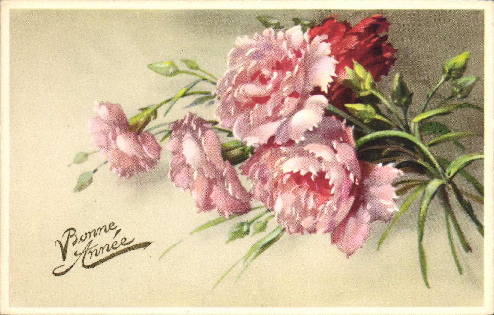 CPA Fantaisie Fleurs