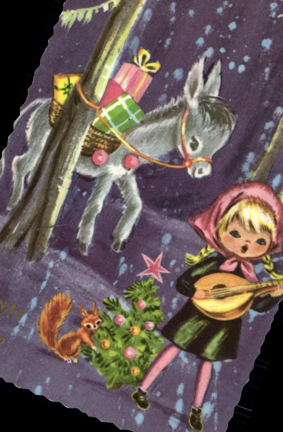 VINTAGE POSTCARD Fantasy Child Ass