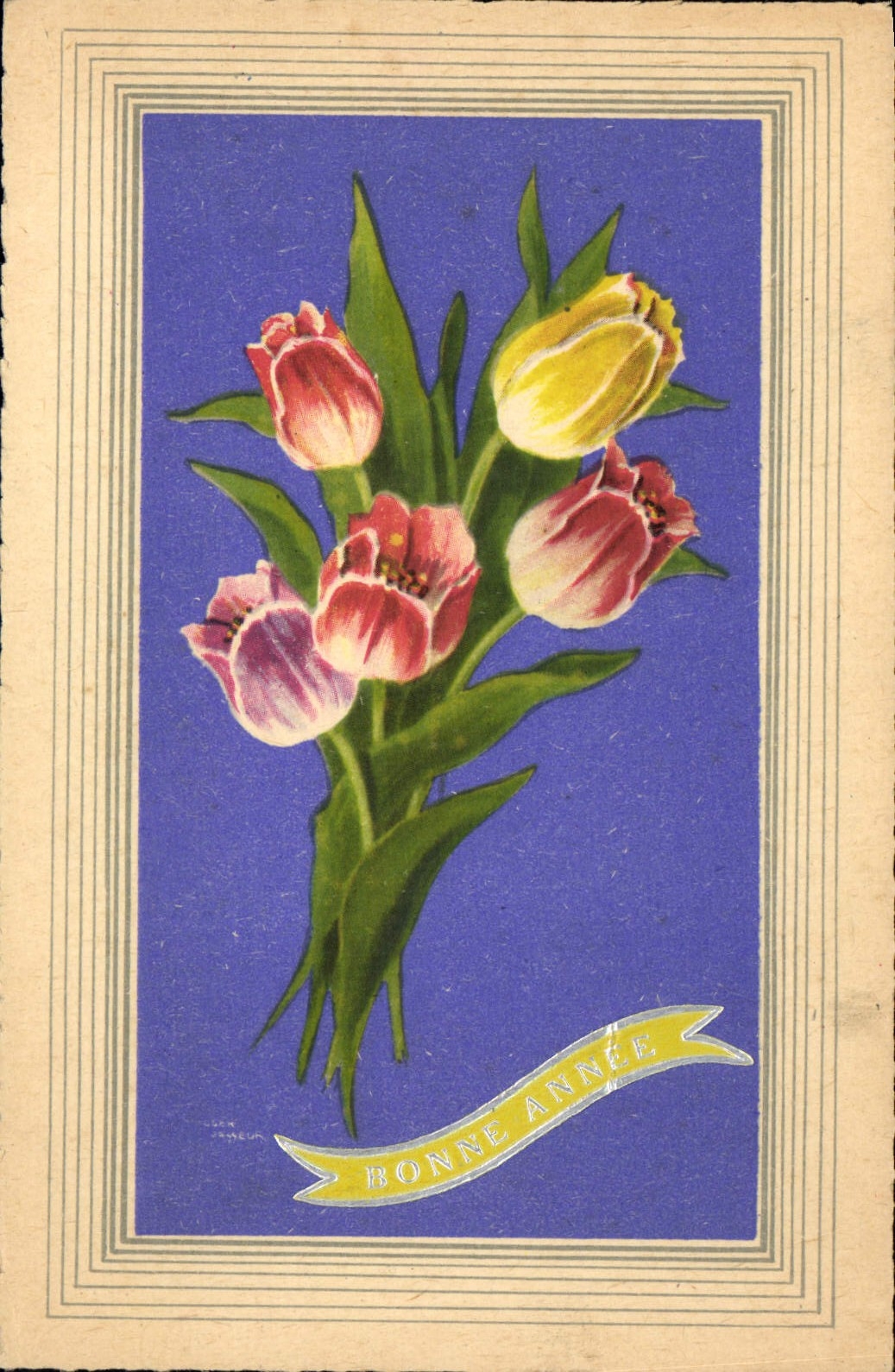 CPA Fantaisie Fleurs