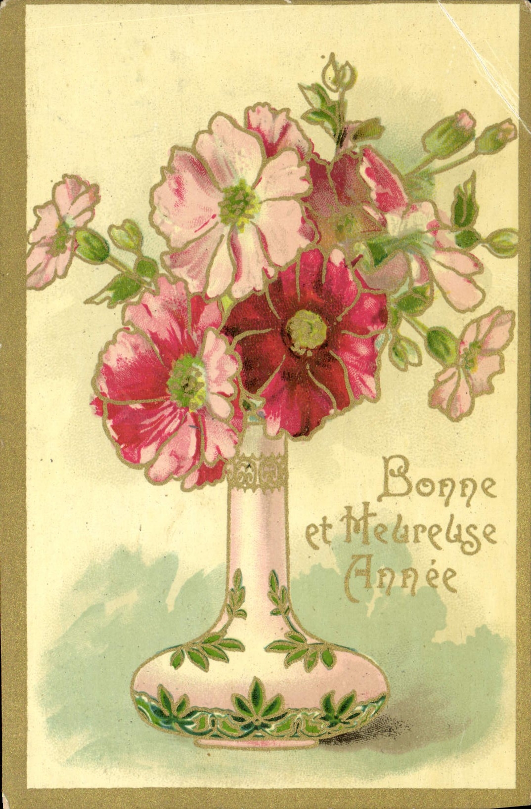 CPA Fantaisie Fleurs