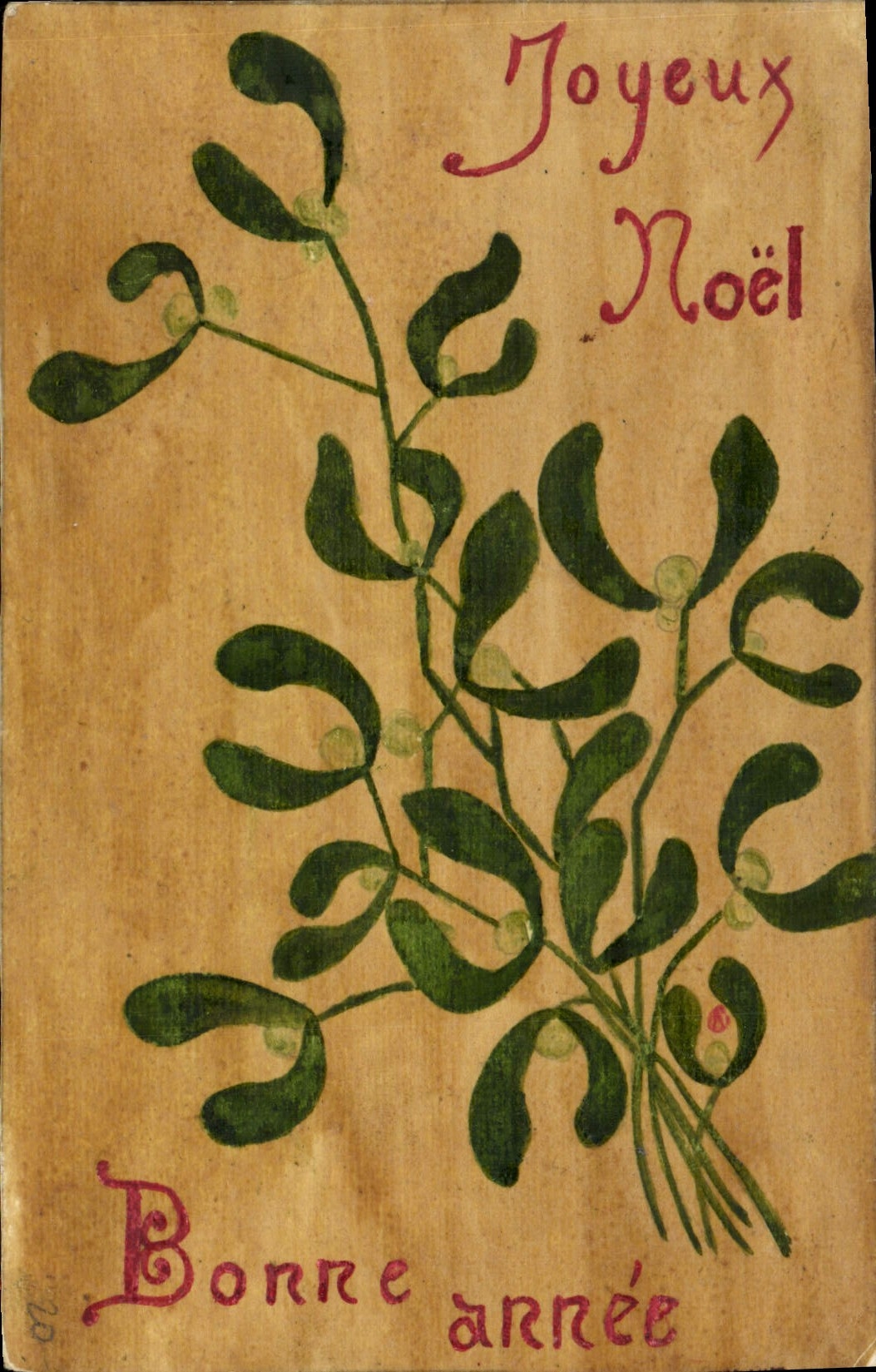 CPA Fantaisie Fleurs Noel