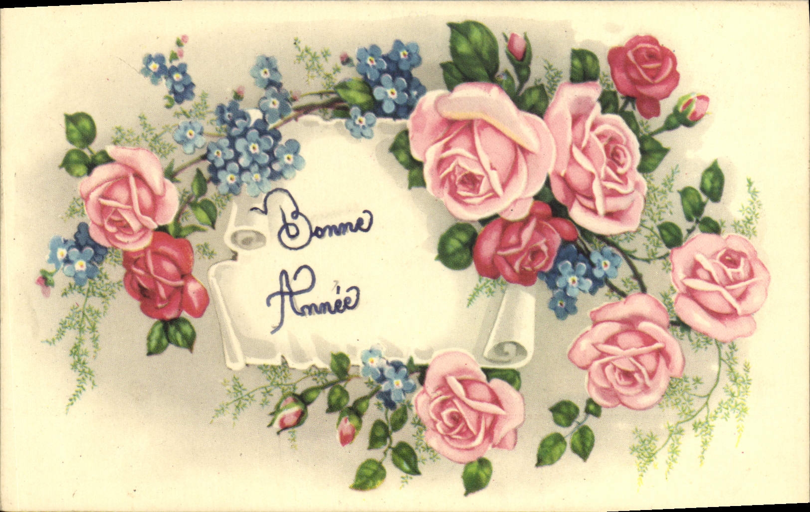 CPA Fantaisie Fleurs