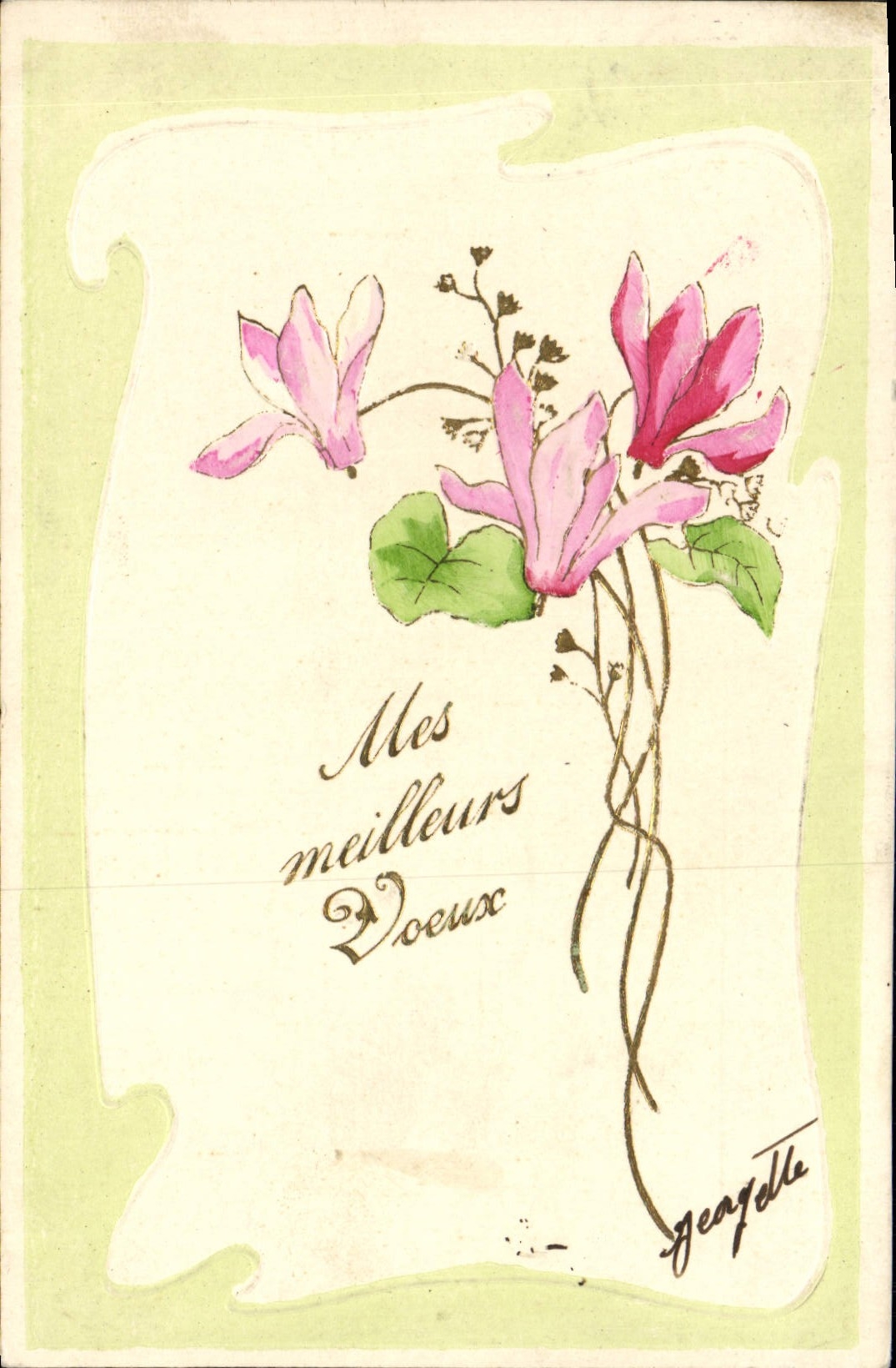 CPA Fantaisie Fleurs