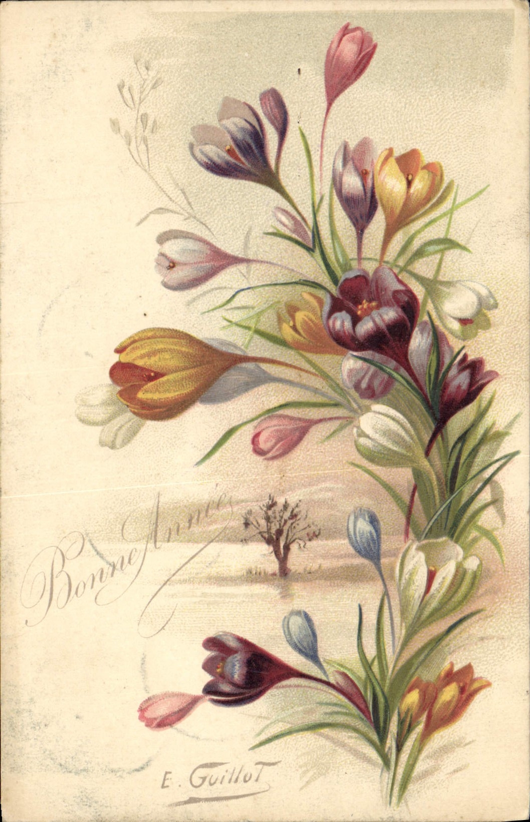 CPA Fantaisie Fleurs