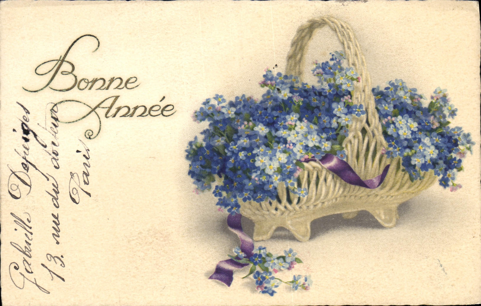 CPA Fantaisie Fleurs