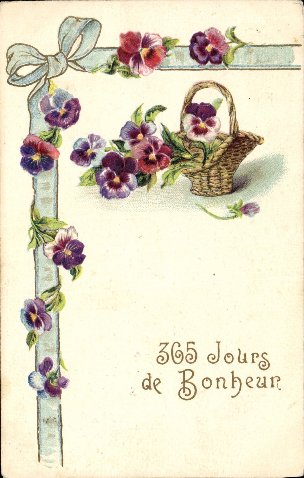 CPA Fantaisie Fleurs