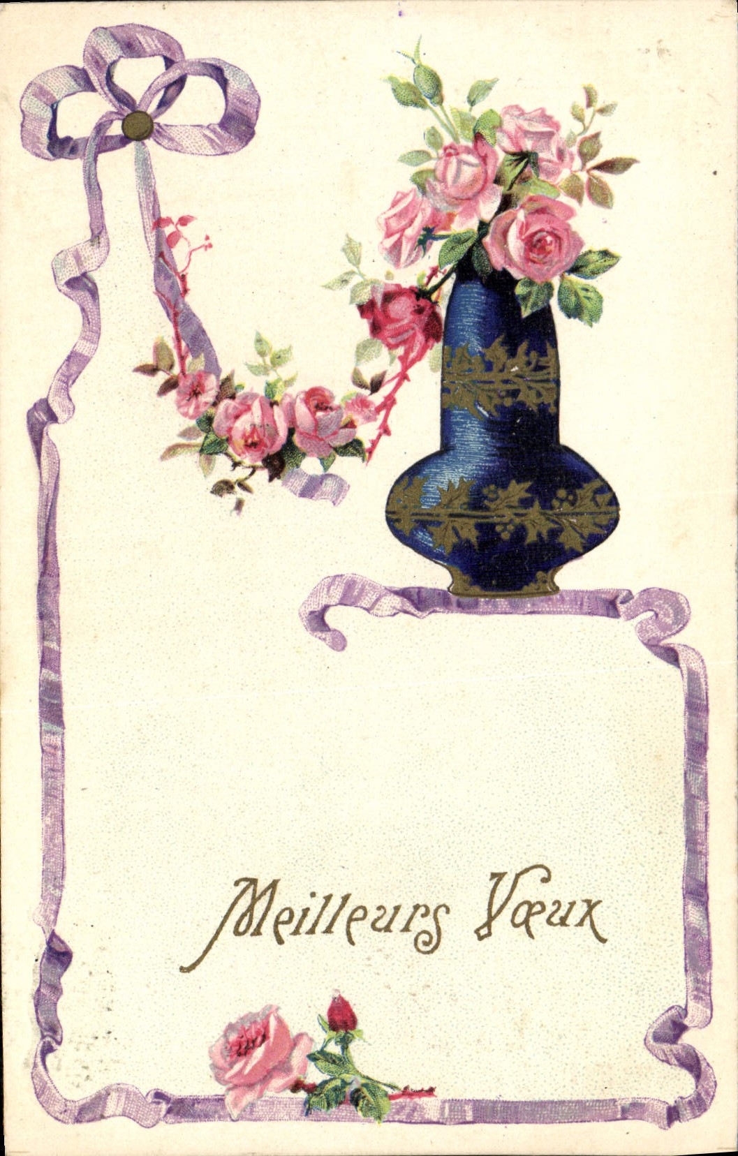 CPA Fantaisie Fleurs