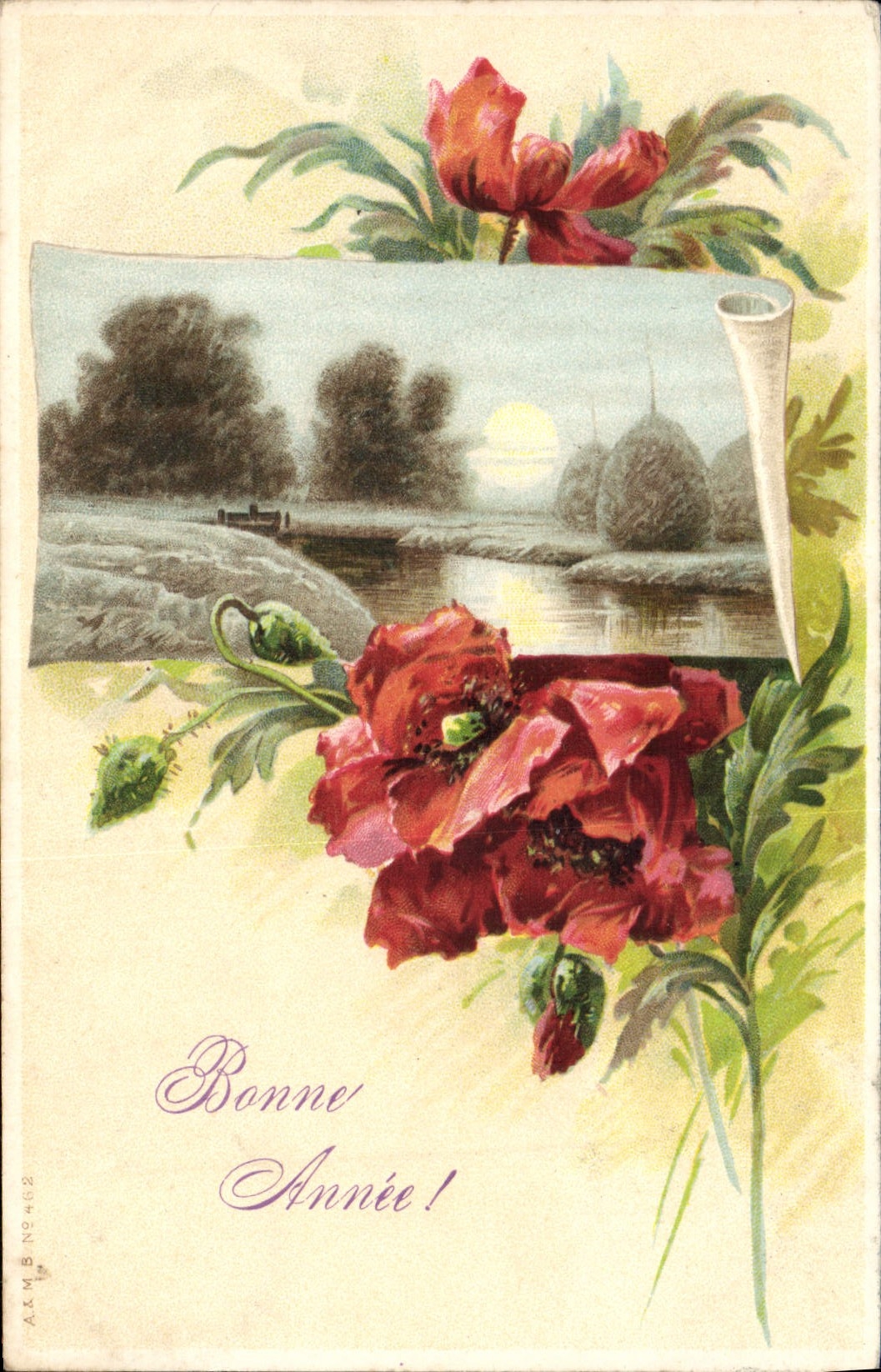 CPA Fantaisie Fleurs