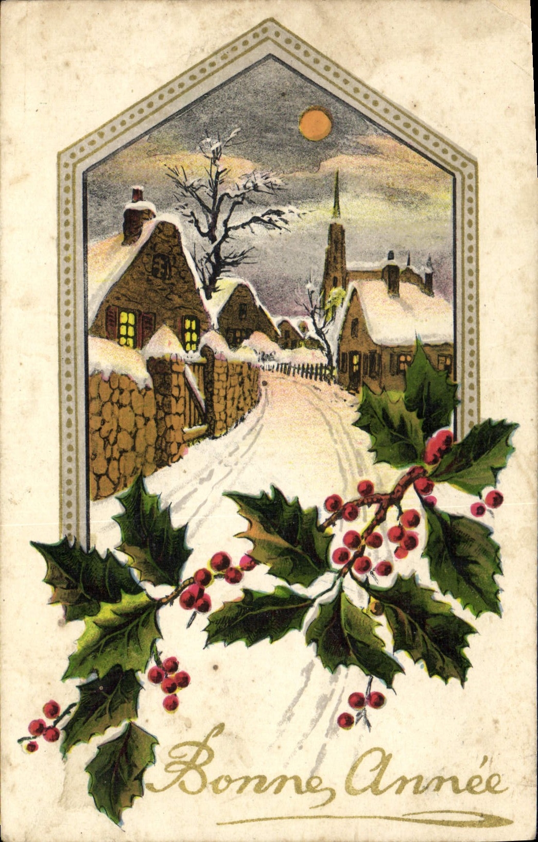 CPA Fantaisie Bonne annee