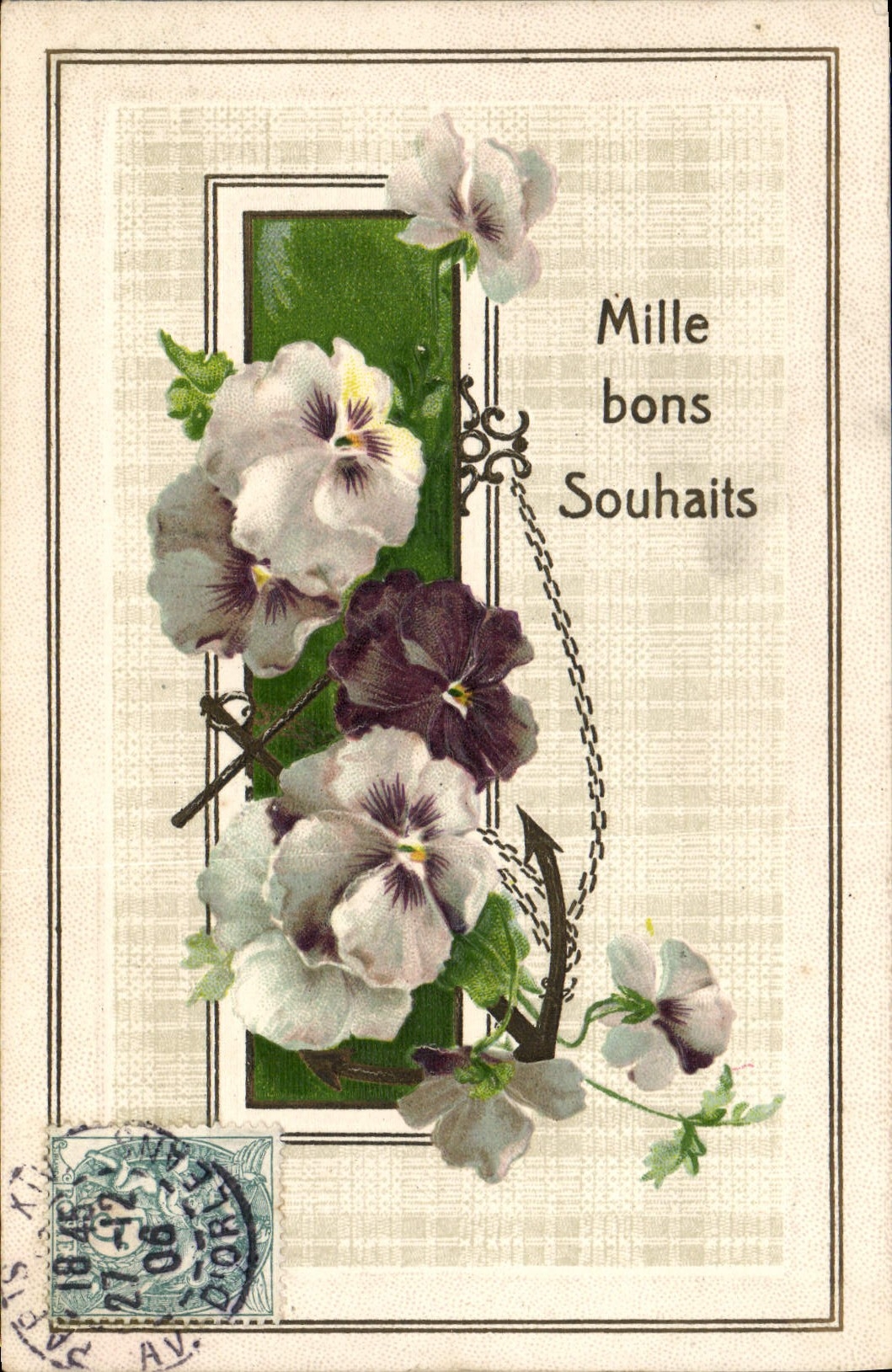 CPA Fantaisie Fleurs