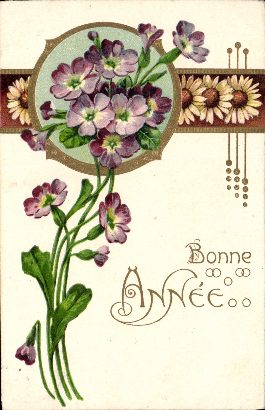 CPA Fantaisie Fleurs