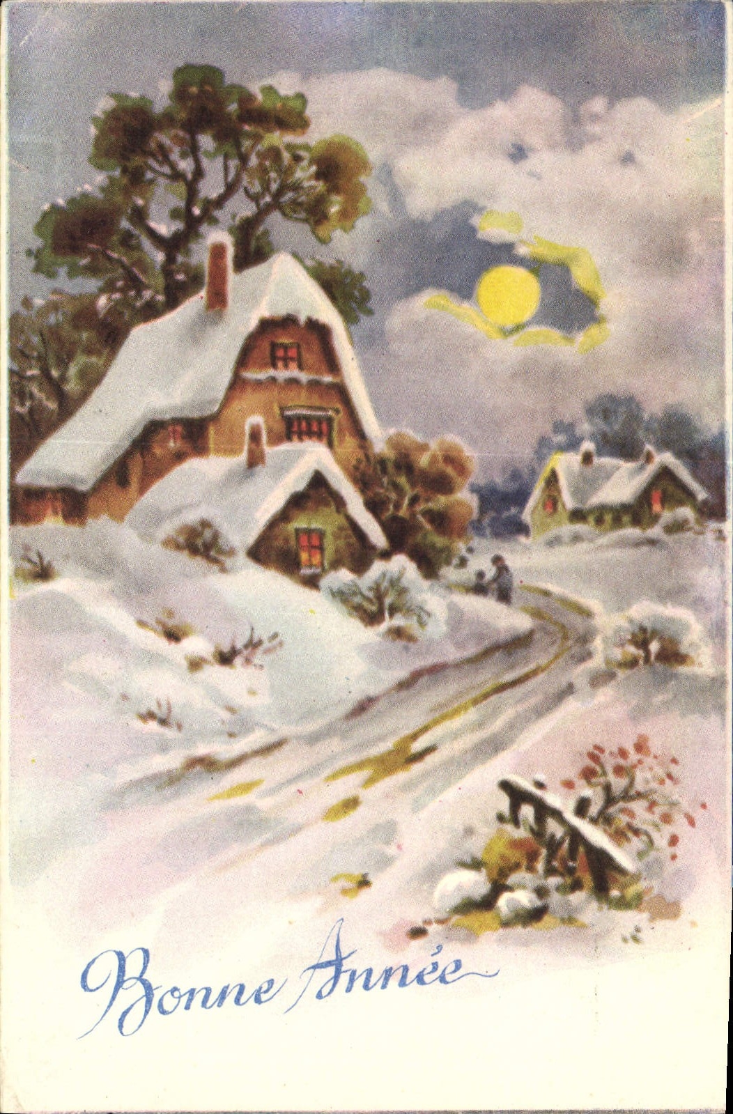CPA Fantaisie Bonne annee 